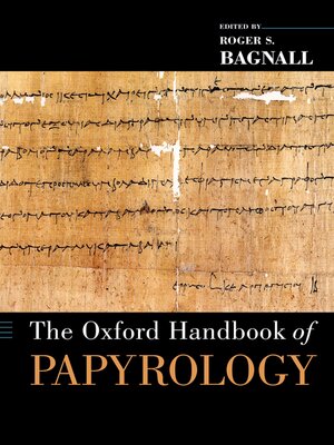 cover image of The Oxford Handbook of Papyrology